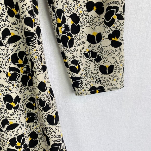 NWT TOPSHOP Pattern Long-sleeve Dress NWT - Picture 2 of 7